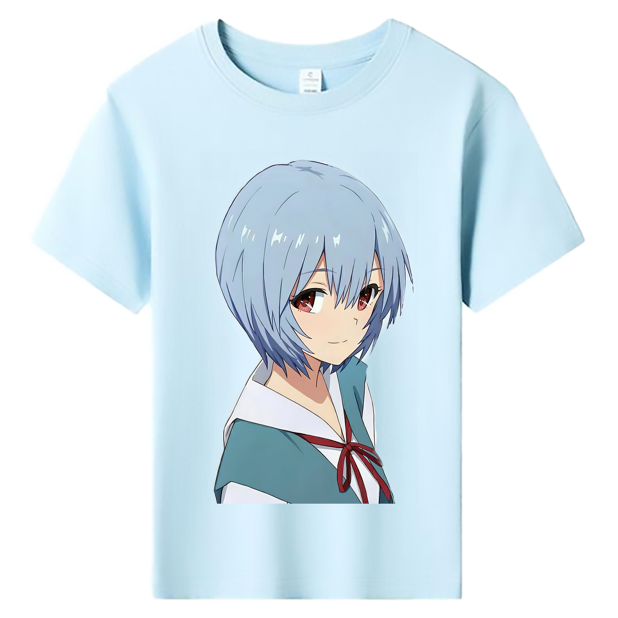 （画像用） EVA 新世紀エヴァンゲリオン 綿100％キッズTシャツ（フロントプリント）
